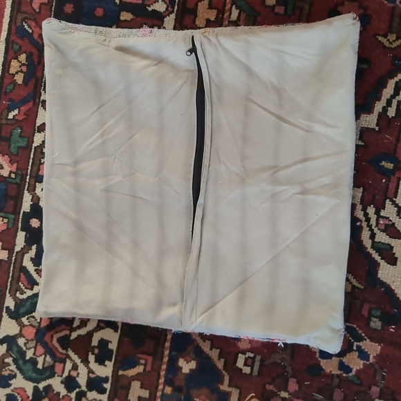 Colorful Striped Vintage Woven Fabric Pillow Cover - Picture 2 of 2